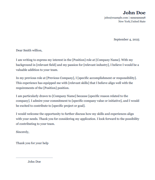 Executive Resume Template